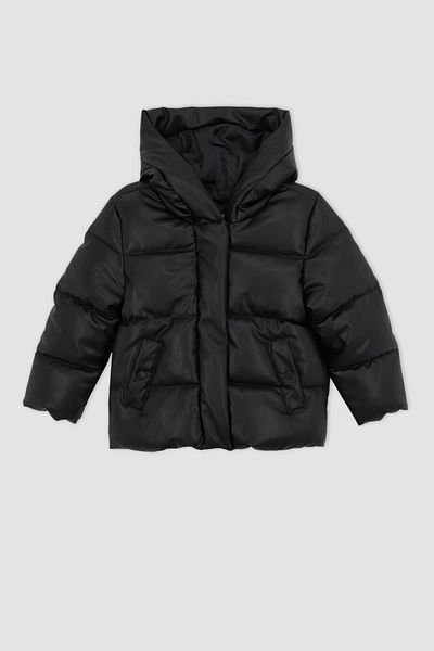 DeFacto Mädchen – wasserabweisende Pufferjacke mit Kapuze A0877a823au
