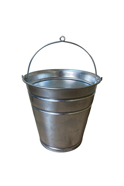 ÖZHEMMEKLER 12'li Metal Galvaniz Su,kum,temizlik Ve Çöp Kovası 10 Litre (25X1...
