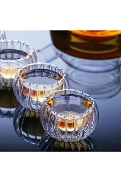 Seram Collection 6 Lı Çift Cidarlı Mini Sosluk Drajelik Lokumluk Çerezlik Isı...