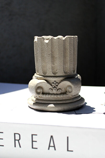 The Craft Thor Antik Mimari Sütun Beton Tealight Mumluk