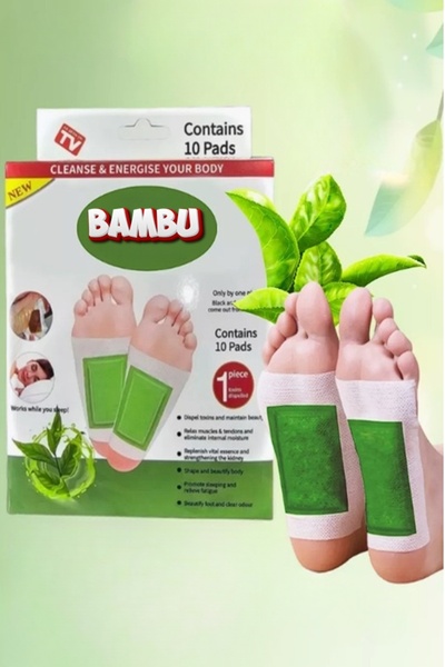 Uniquem Toksin Atmaya Yardımcı Bambu Esanslı Ayak Detoks Bandı