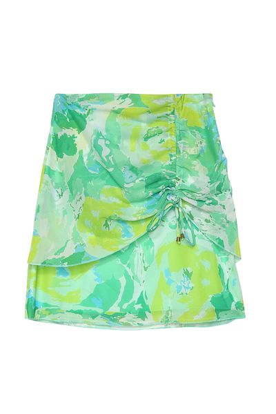 Quzu Fustă mini Tulle Mint - Aduna detaliată și Modelată