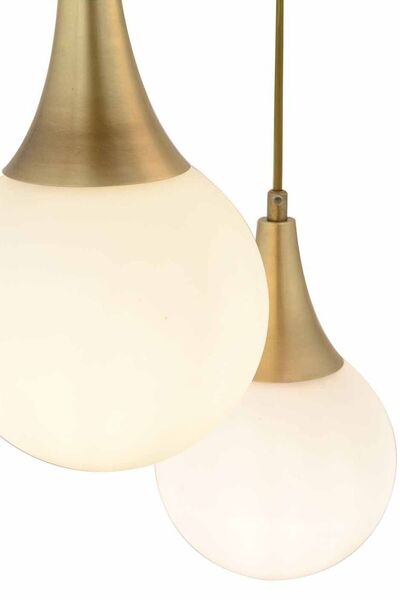 Apliqa Damla 3 Lü Yuvarlak Eskitme Modern Sarkıt Mutfak Oturma Odası Salon Sarkıt Avize