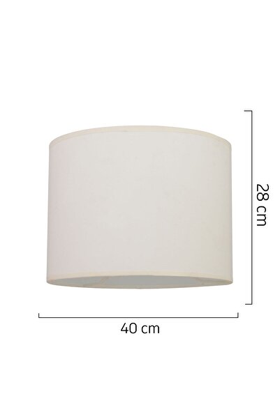 Apliqa Beyaz Kumaş Dokulu Lambader Şapkası