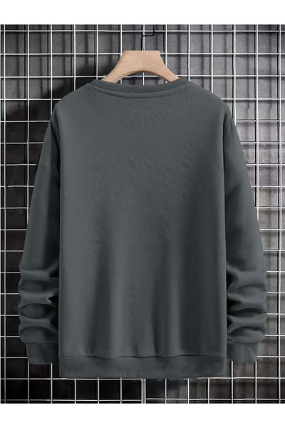 Revasser Πολύχρωμο φούτερ Unisex από βαμβακερό λαιμόκοψη - Oversize Cut