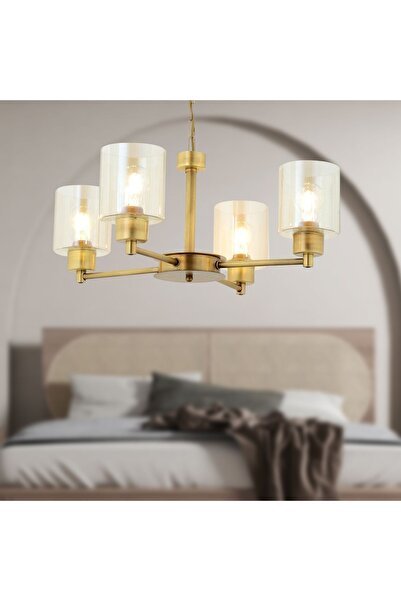 Apliqa Geneva 4 Lü Eskitme Modern Yatak Odası Salon Avize