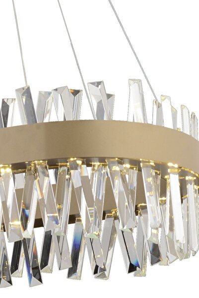 Apliqa Brampton 6'lı Sıralı Eskitme 3 Renkli 100 Watt Ledli Yemek Masası Üstü, Oturma Odası, Salon Avize