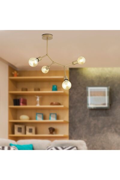 Apliqa Akrobat 4 L Ü Modern Genç Odası Mutfak Salon Avize