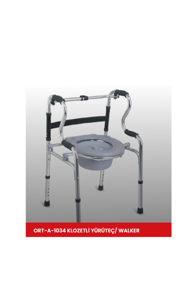 Emekcom KLOZETLİ YÜRÜTEÇ/ WALKER - ORT-A-1034 HEM KLOZET HEM YÜRÜTEÇ WOLKER