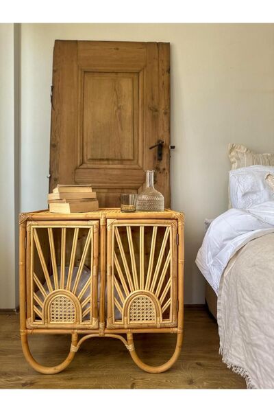 Lo Fi House Hug Mini Rattan Konsol-Komidin