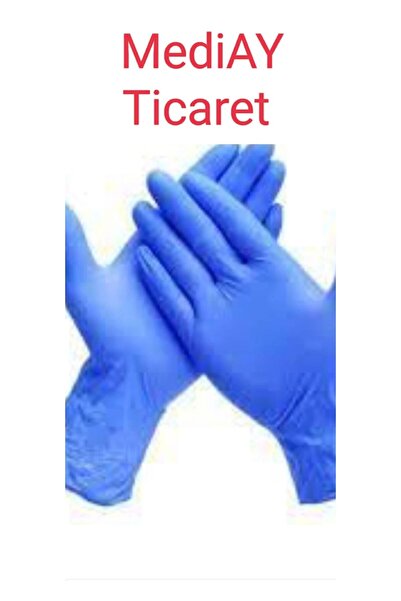 Has-Pet LARGE beden MAVİ PUDRASIZ NİTRİL ELDİVEN 10 Paket (10x100adet)