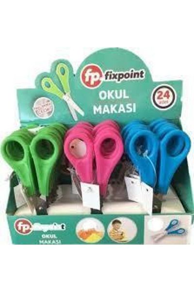 FixPoint School Scissors with Ruler P-0469