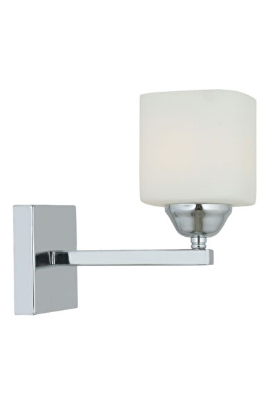 Apliqa Minel Krom Kaplama Duvar Lambası Yatak Odası-Yatak Başı-Banyo İçin Modern Aplik