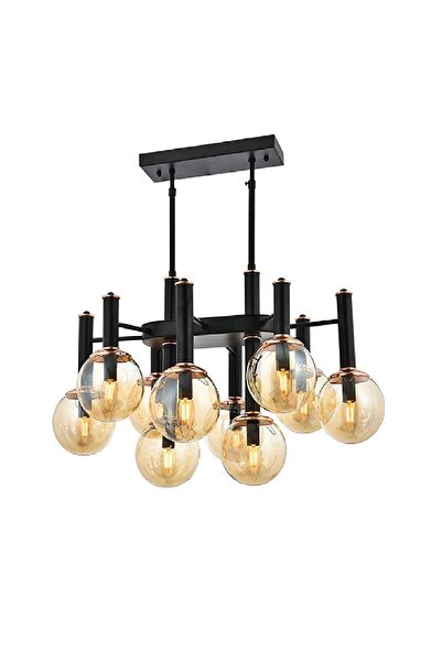 Apliqa Erna 10lu Sarkıt Modern Retro Sarkıt , Salon Avize