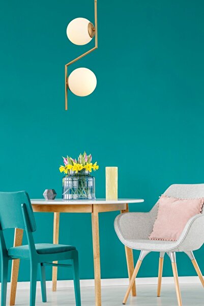 Apliqa Deus 2Li Beyaz Camlı Eskitme Modern Sarkıt Genç Odası Mutfak Yatak odası Salon Sarkıt Avize