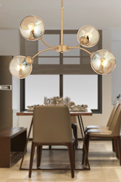 Apliqa Ecvet 4Lü Eskitme Modern Oturma Odası Yatak odası Salon Avize