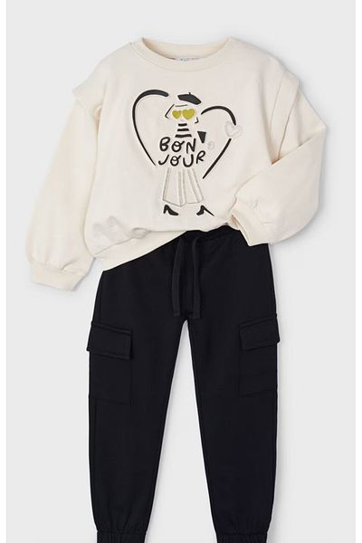 MAYORAL Heart Girl's Tracksuit Set