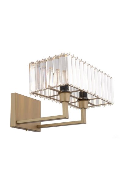 Apliqa Eskitme Kristal Taşlı Duvar Lambası Yatak Odası-yatak Başı-salon Için Aplik