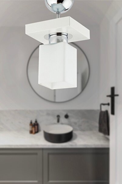 Apliqa Kare Tekli Modern Plafonyer Genç Odası MutfakYatak Odası Avize