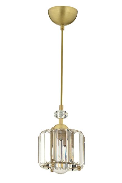 Apliqa Bonita Eskitme Tekli Sarkıt Kristalli Taşlı Modern Tasarım Kristal Salon Avize