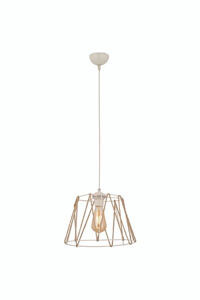 Apliqa Kros Tekli Beyaz Halatlı Sarkıt Modern Sarkıt Mutfak Salon Sarkıt Avize