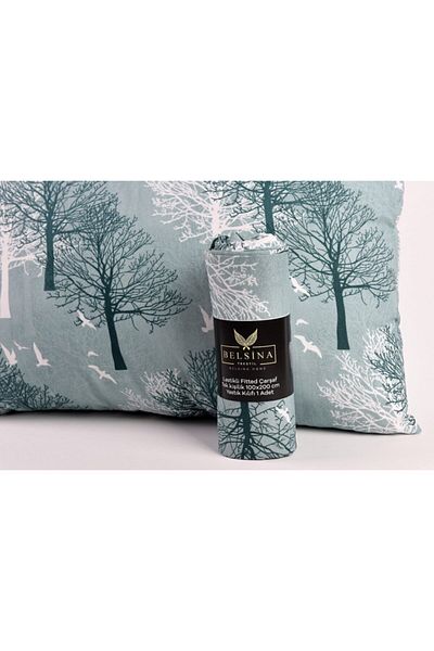 Belsina Home Cotton Single Elastic Sheet And Pillow Case