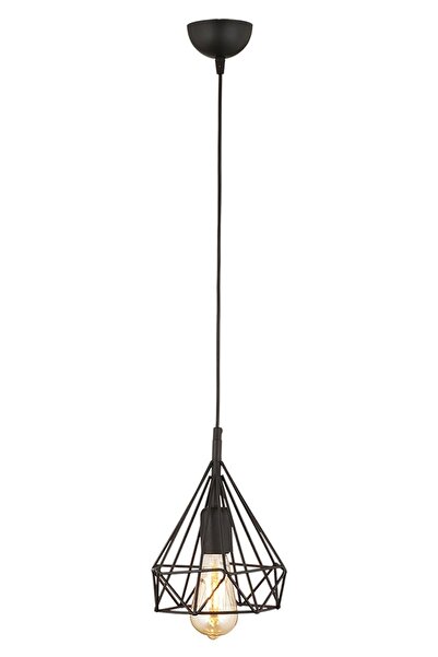 Apliqa Bien Tekli Siyah Modern Sarkıt Mutfak Salon Sarkıt Avize