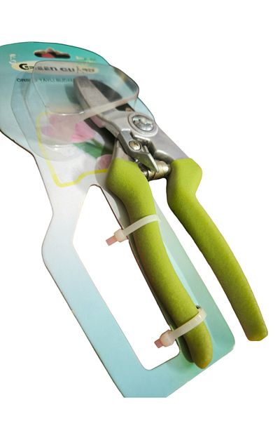 TOPALAKTİCARET Green Guard 8'' Carbon Steel Spring Pruning Shears - Knitted
