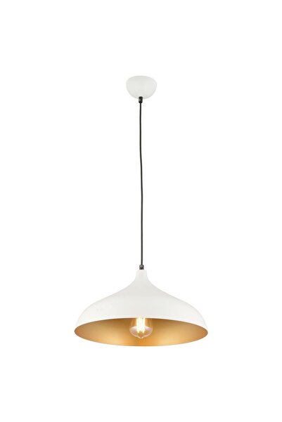 Apliqa Pera Beyaz Tekli Modern Retro Sarkıt Salon Avize