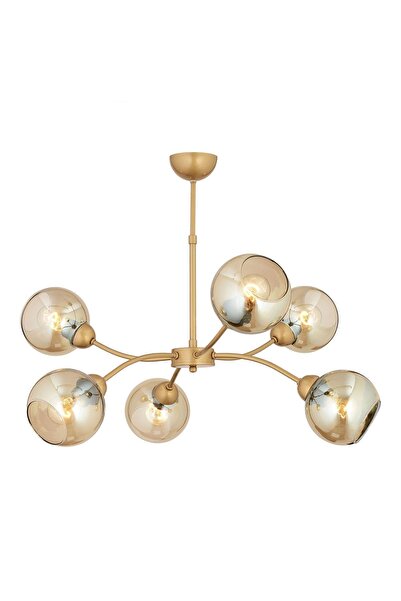 Apliqa Ecvet 6Lı Eskitme Modern Oturma Odası Yatak odası Salon Avize