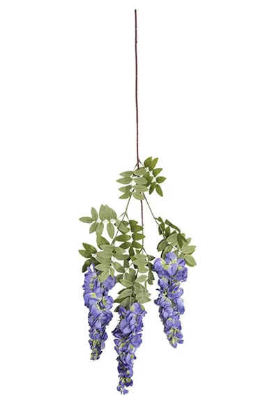 Yapay Çiçek Deposu Yapay Salkım Akasya 3 Dallı 108 cm Mor