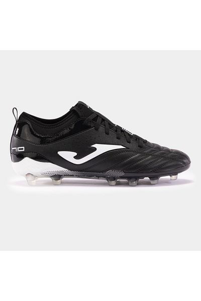 Joma Numero-10 2401 Men's Crampon and Astroturf Shoes - Black and White Firm Ground N10W2401Fg
