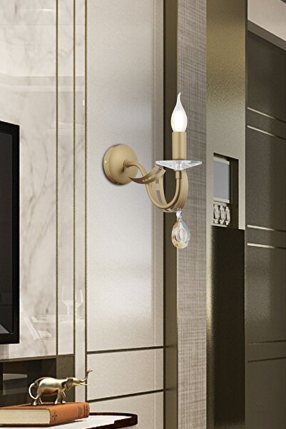 Apliqa Whitley Tekli Eskitme Modern Yatak Başı, Salon Aplik