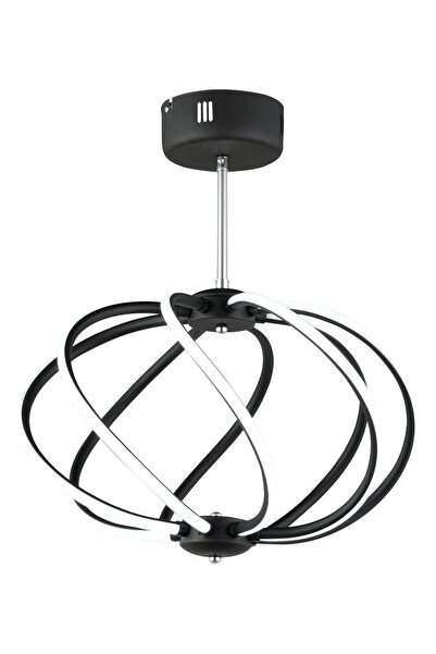 Apliqa Gestel Siyah Sarkıt 88 Watt Sarkıt Ledli Modern Mutfak Banyo Led Salon Sarkıt Avize
