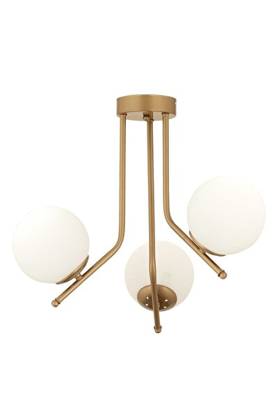 Apliqa Nida 3Lü Komple Eskitme Boyalı Modern Mutfak Yatak Odası Salon Avize