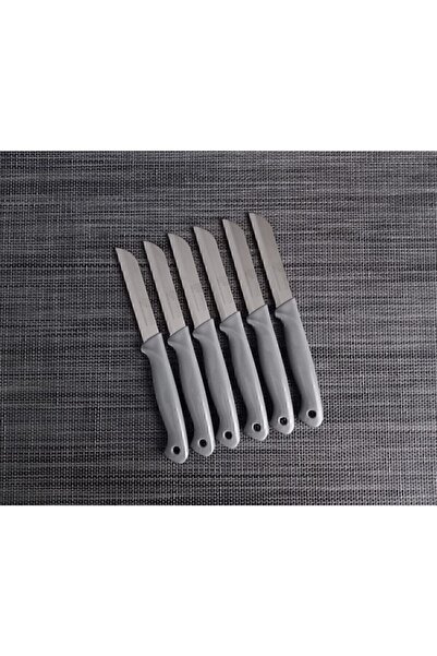 Solingen Meyve Bıçağı 6'lı Simli Gri