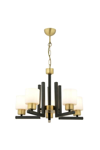 Apliqa Torqu 5 Li Eskitme Siyah Modern Yatak Odası Mutfak Oturma Odası Salon Avize