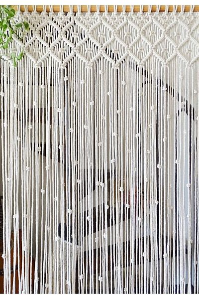 MEGAHOBİEVİ Macrame Curtain