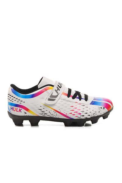 AYAKMOD Hulk 129-F White-Black Kids' Astroturf Field Shoes