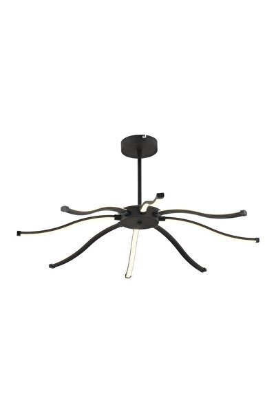 Apliqa Rosia Siyah Sarkıt Ledli Modern Mutfak Led Salon Sarkıt Avize