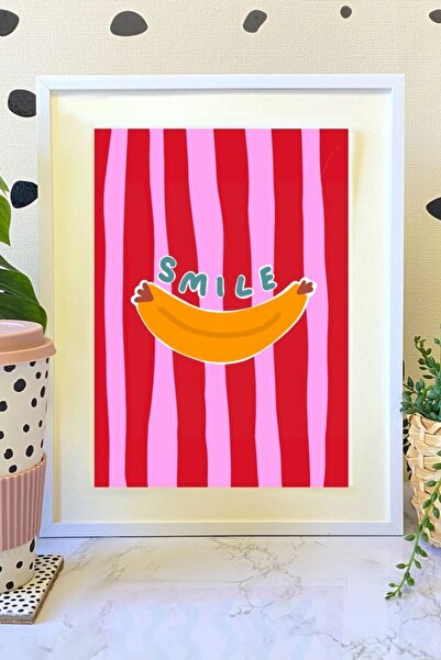 Hello Melody Design Εκτύπωση "SMILE" από την συλλογή έργων εκτύπωσης - Με λευ...