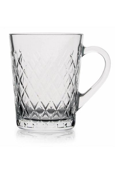 Paşabahçe 55723 Ruby Glass Mug 2 Pieces 260 Cc