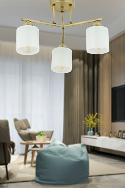 Apliqa Kavis 3'Lü Eskitme Modern Genç Odası Mutfak Salon Avize