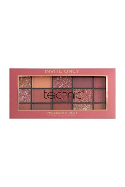 TECHNIC Invite Only Pressed Pigment Palette 15'li Far Paleti