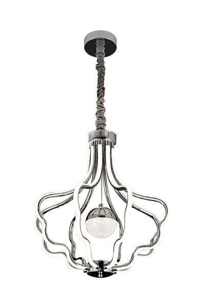 Apliqa Camelia Krom Kaplama 3 Renkli 50 Watt Ledli Modern Tasarım Oturma Odası,Genç Odası,Yatak Odası,Salon