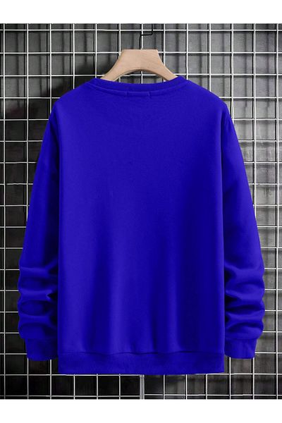 Revasser Πολύχρωμο φούτερ Unisex από βαμβακερό λαιμόκοψη - Oversize Cut