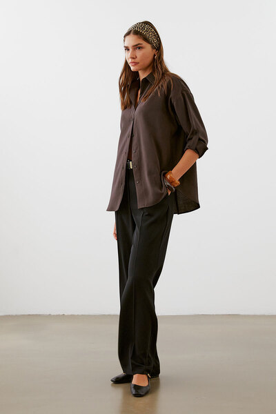 urban focus Oversize Shirt with Epaulettes