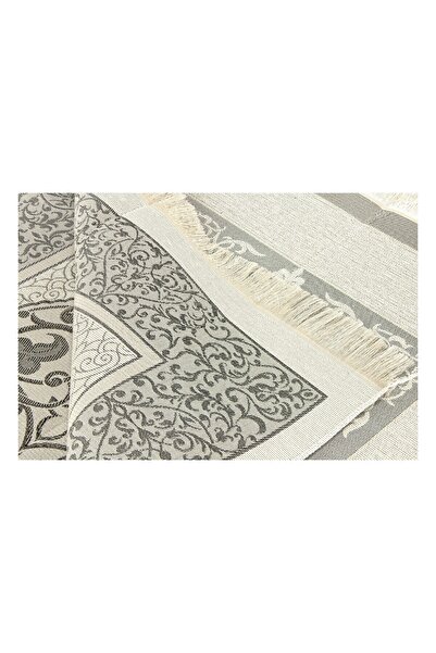 İhvan Luxury Light Colored Ottoman Taffeta Prayer Rug – 0210 Gray