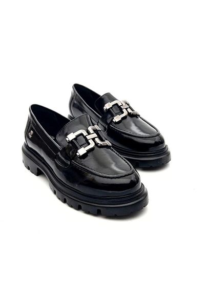 Venüs 2412906 K Women's Genuine Leather - Buckle Thick Sole Loafer