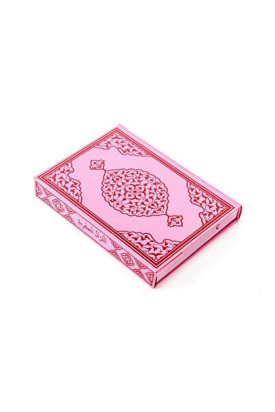 Merve Kuranı Kerim - Sade Arapça - Rahle Boy - Pembe - Yayınevi - Bilgisayar Hatlı